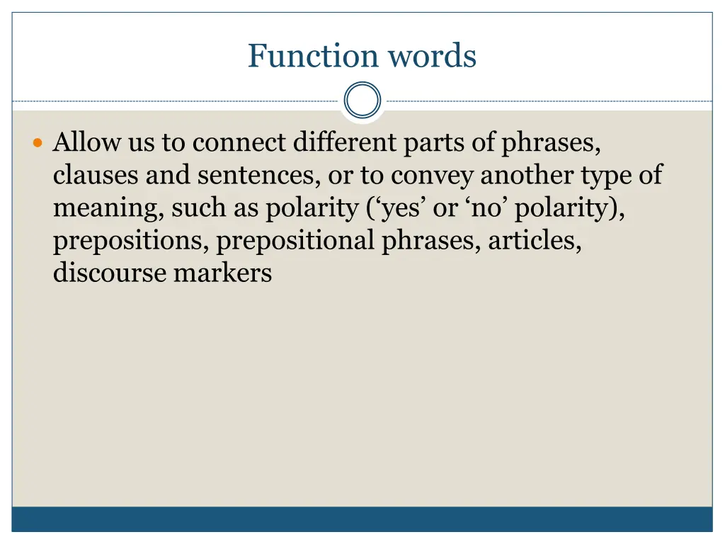 function words