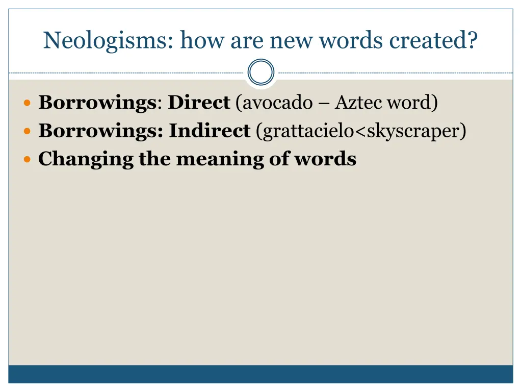 neologisms how are new words created 1