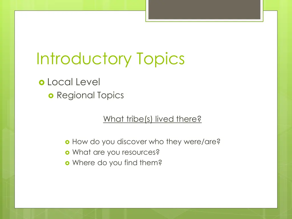 introductory topics 1