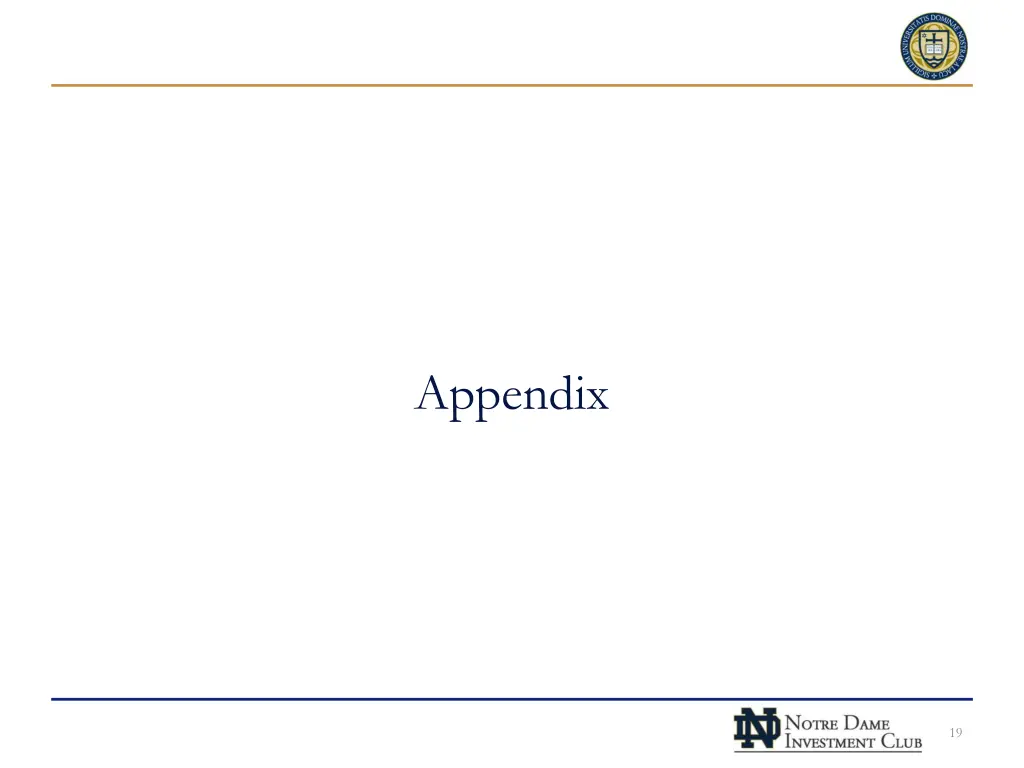 appendix