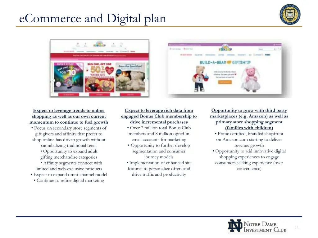 ecommerce and digital plan