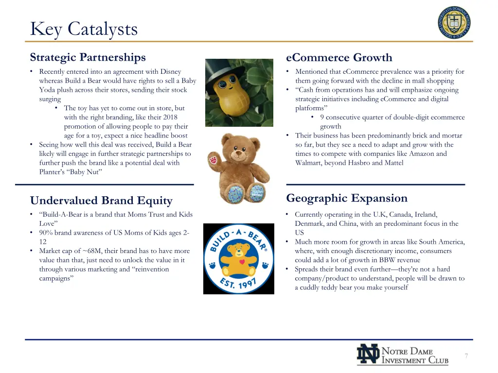 key catalysts