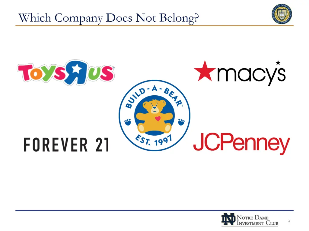 which company does not belong