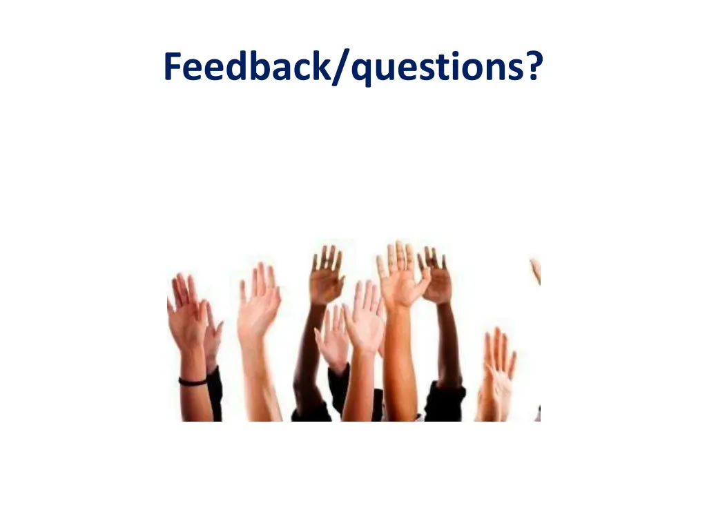 feedback questions