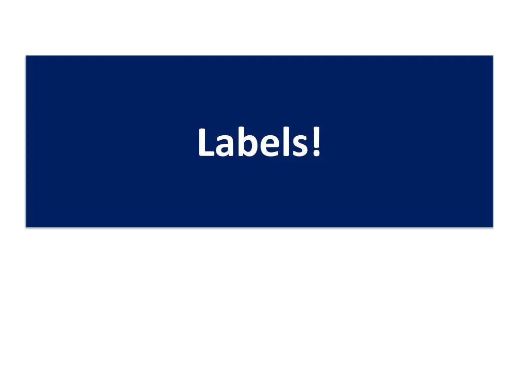 labels 1