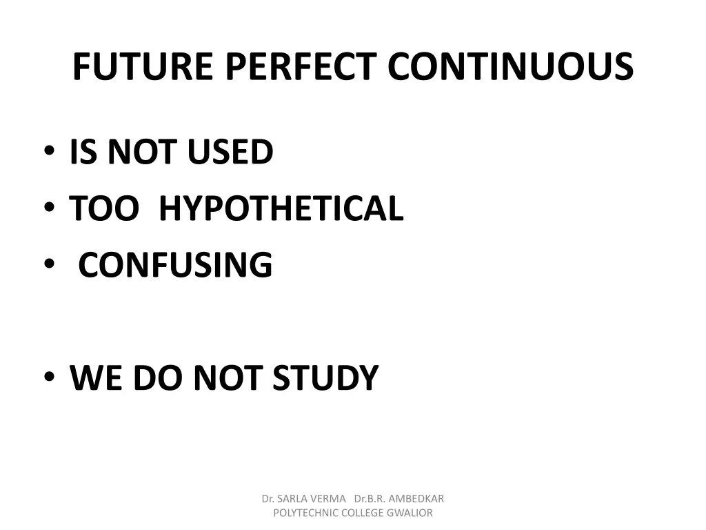 future perfect continuous