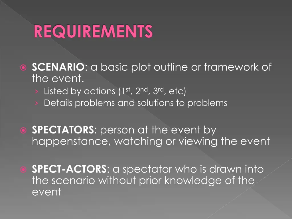 requirements