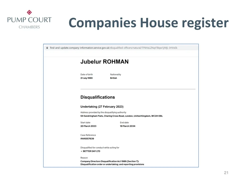 companies house register