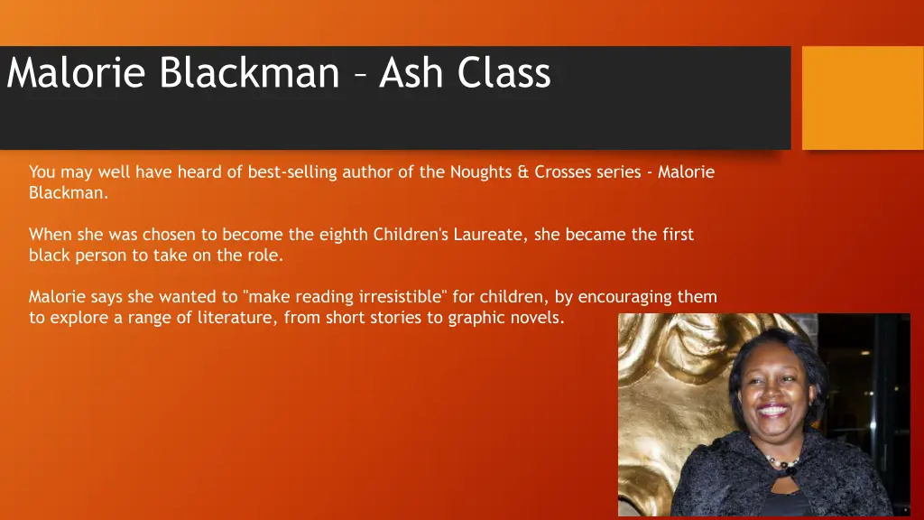 malorie blackman ash class