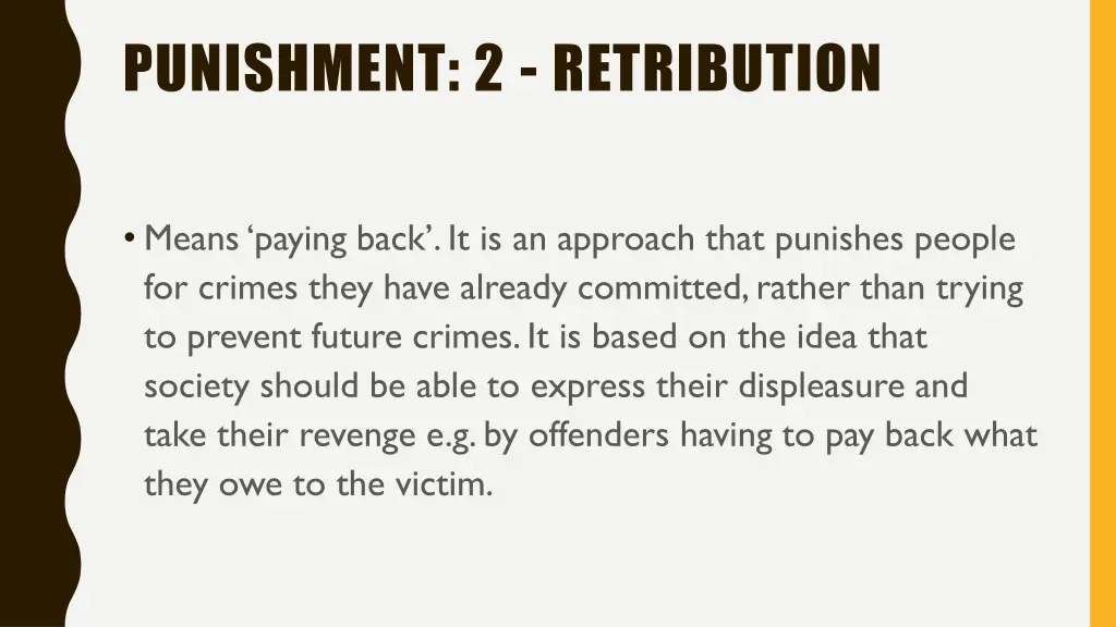 punishment 2 retribution