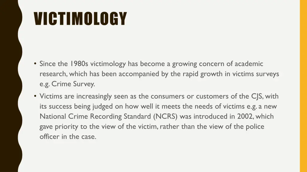 victimology