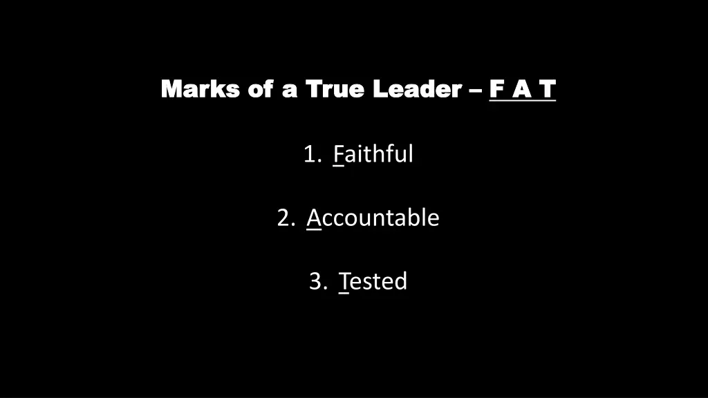 marks of a true leader marks of a true leader