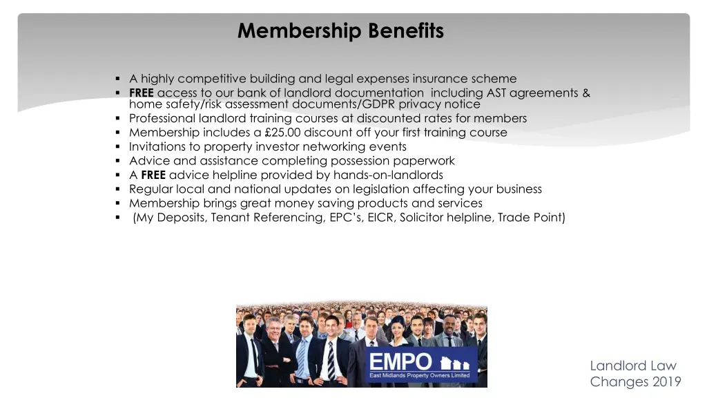 membership benefits