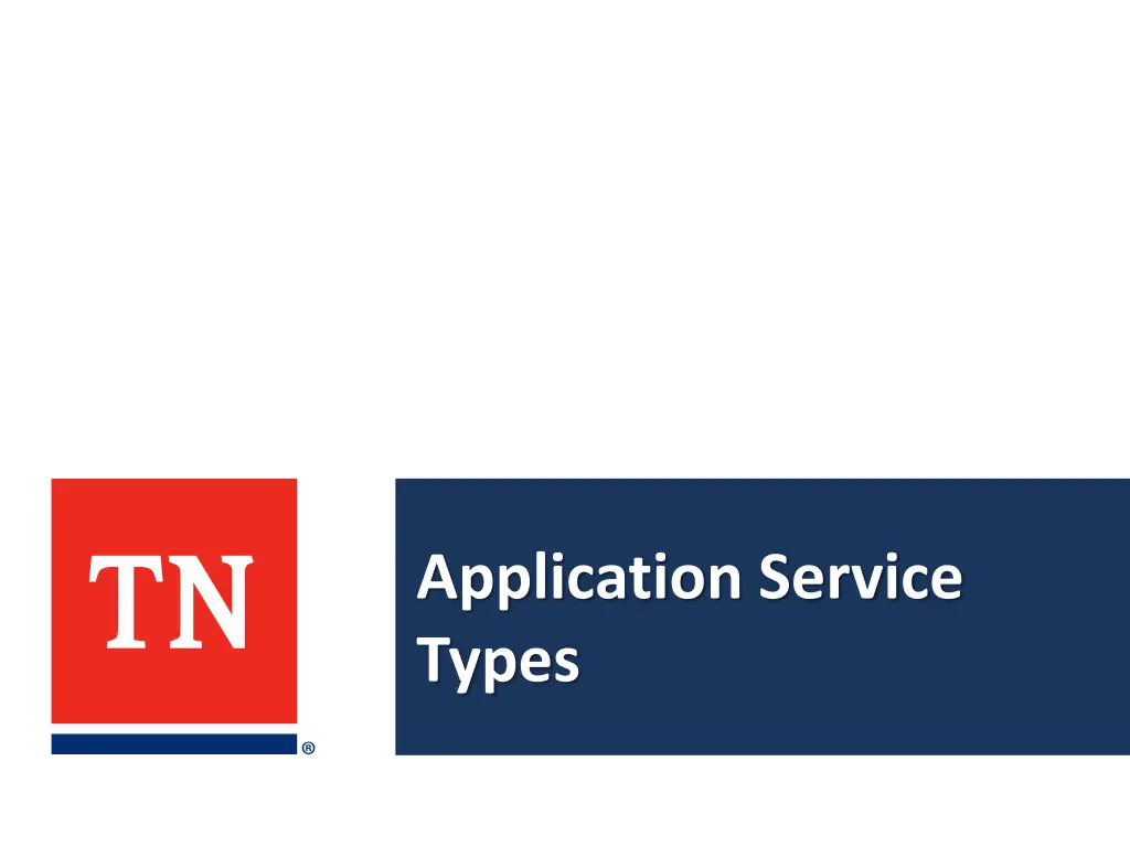 application service types