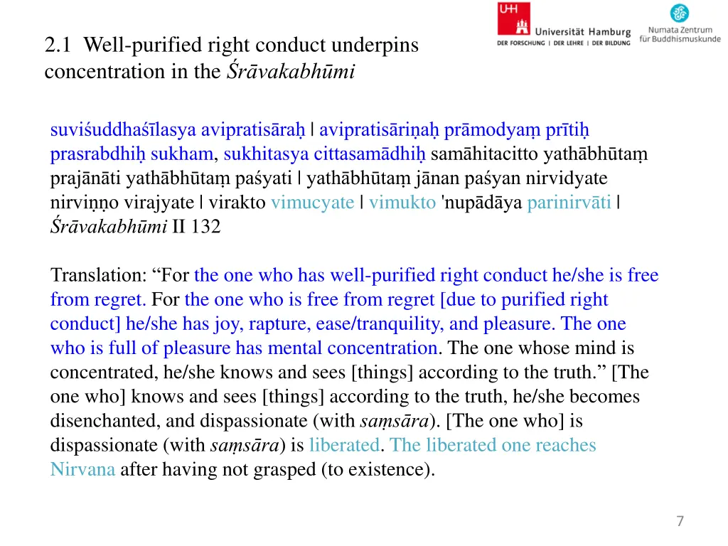 2 1 well purified right conduct underpins