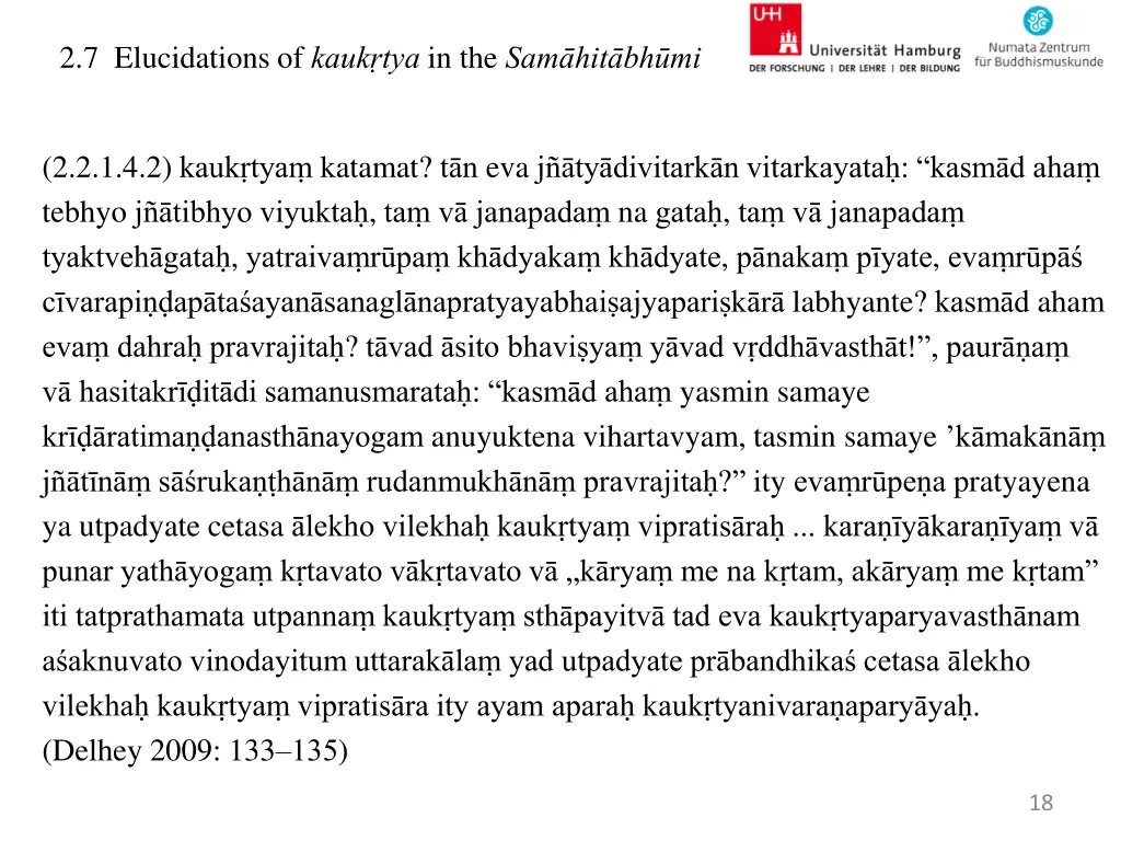 2 7 elucidations of kauk tya in the sam hit bh mi 1