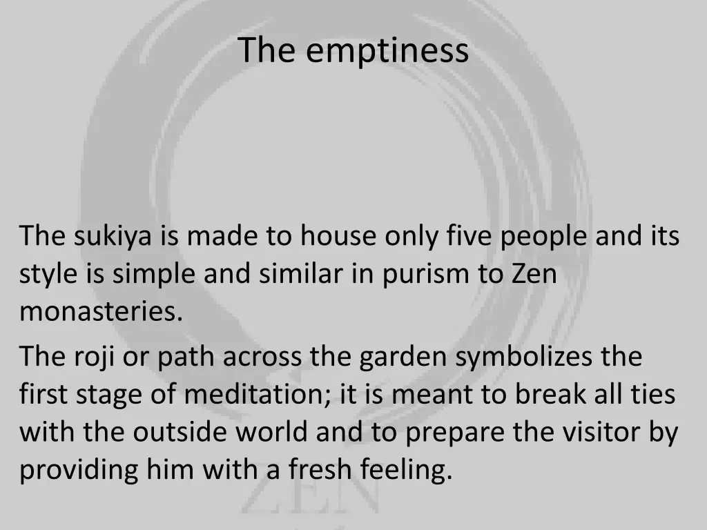 the emptiness