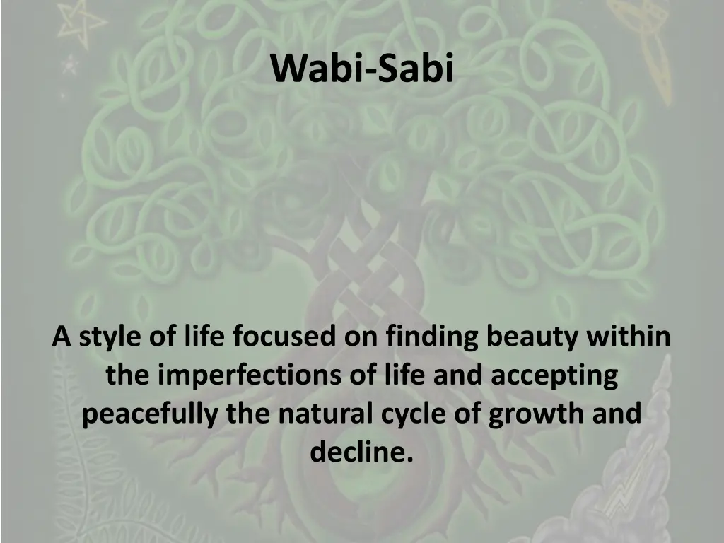 wabi sabi