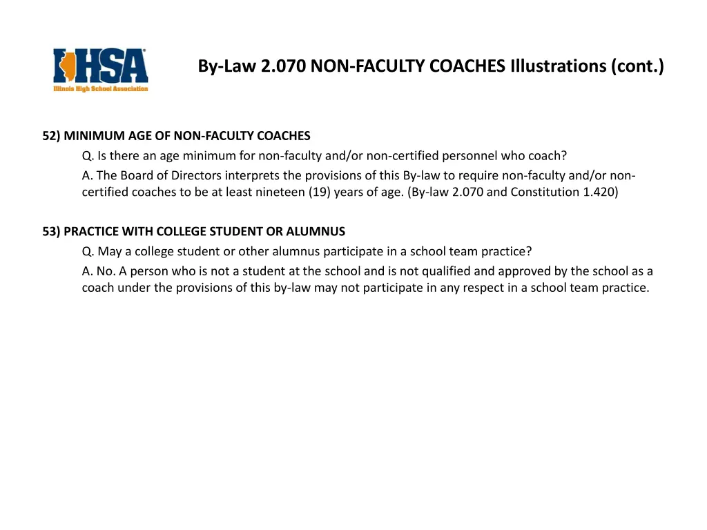 by law 2 070 non faculty coaches illustrations 2