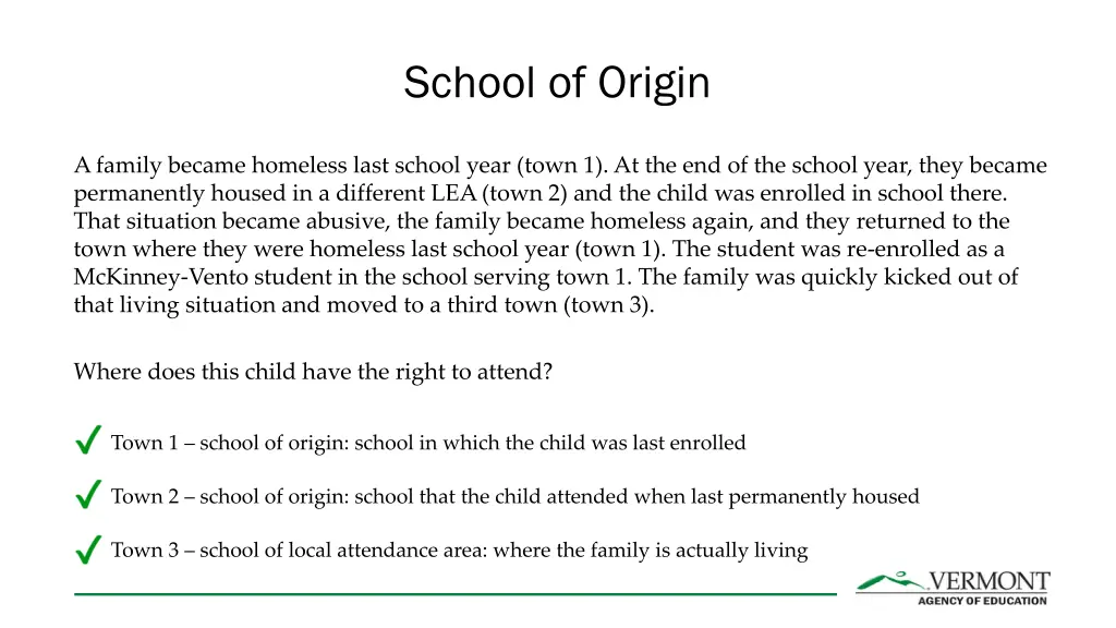 school of origin