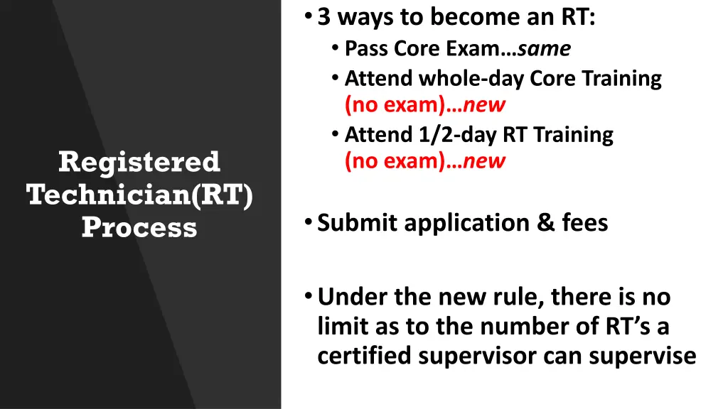 3 ways to become an rt pass core exam same attend