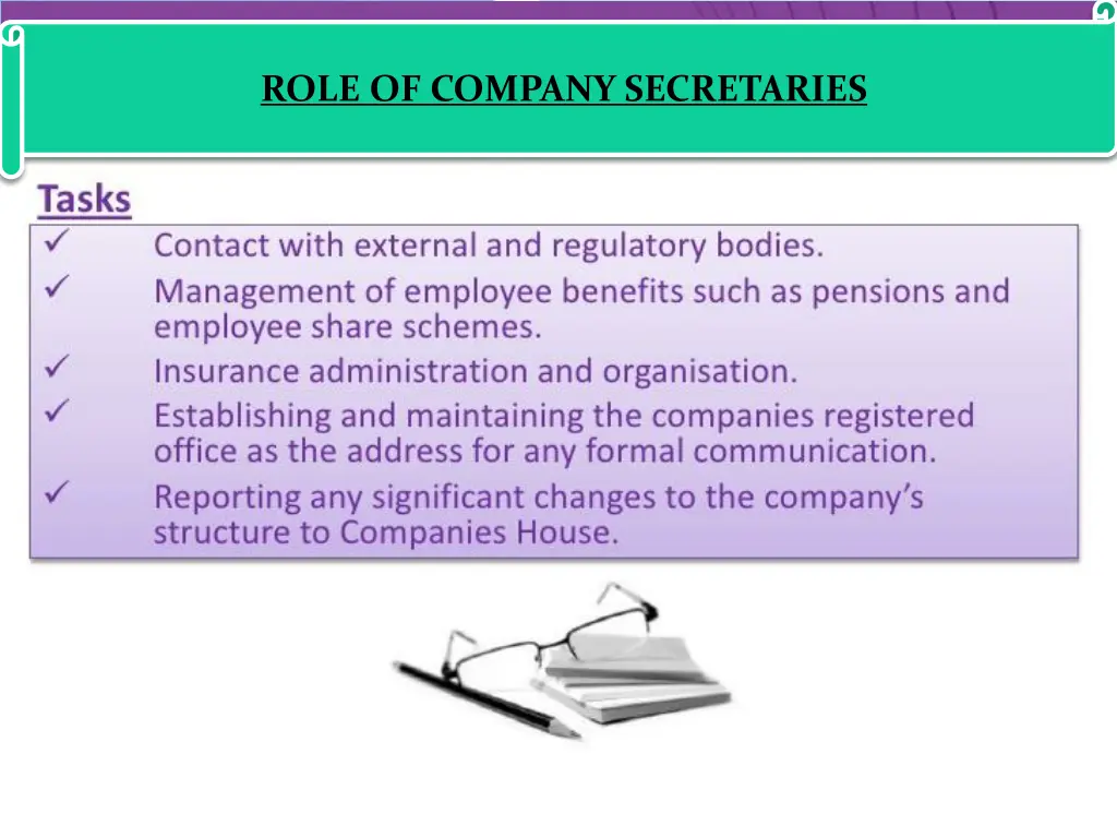 role of company secretaries 1