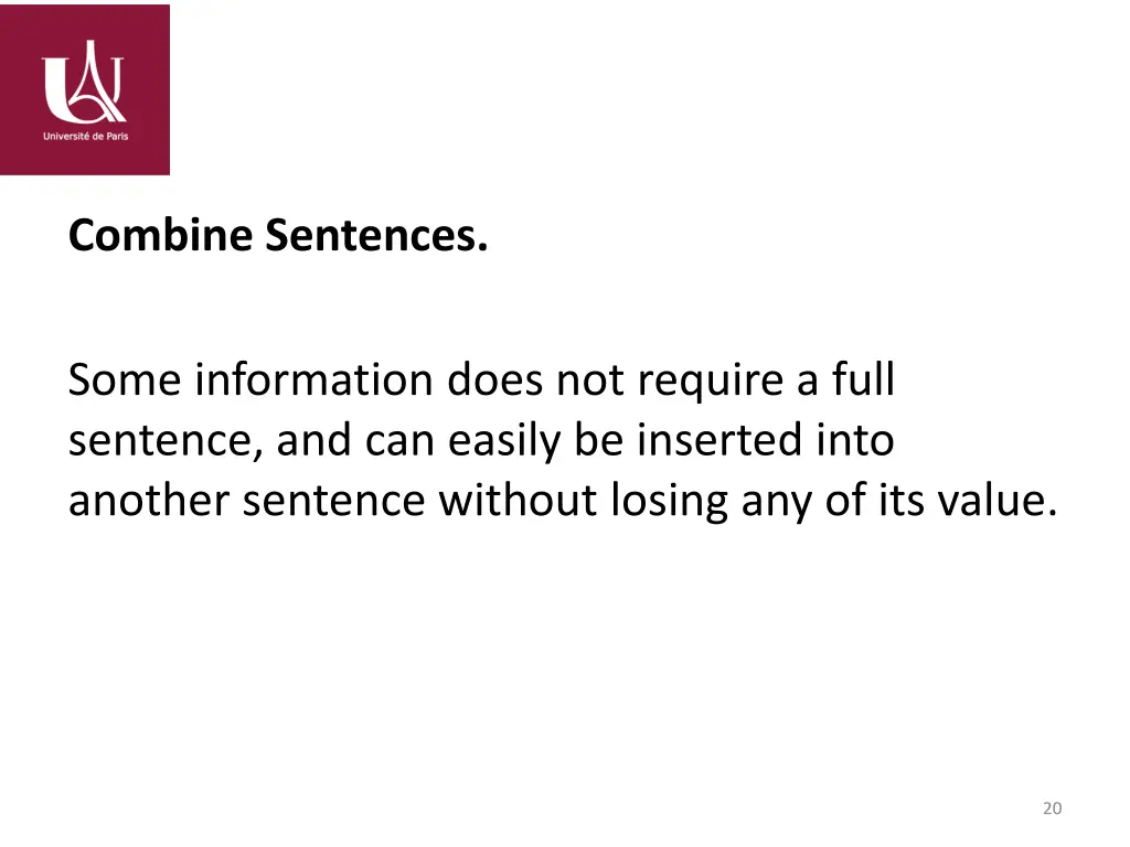 combine sentences