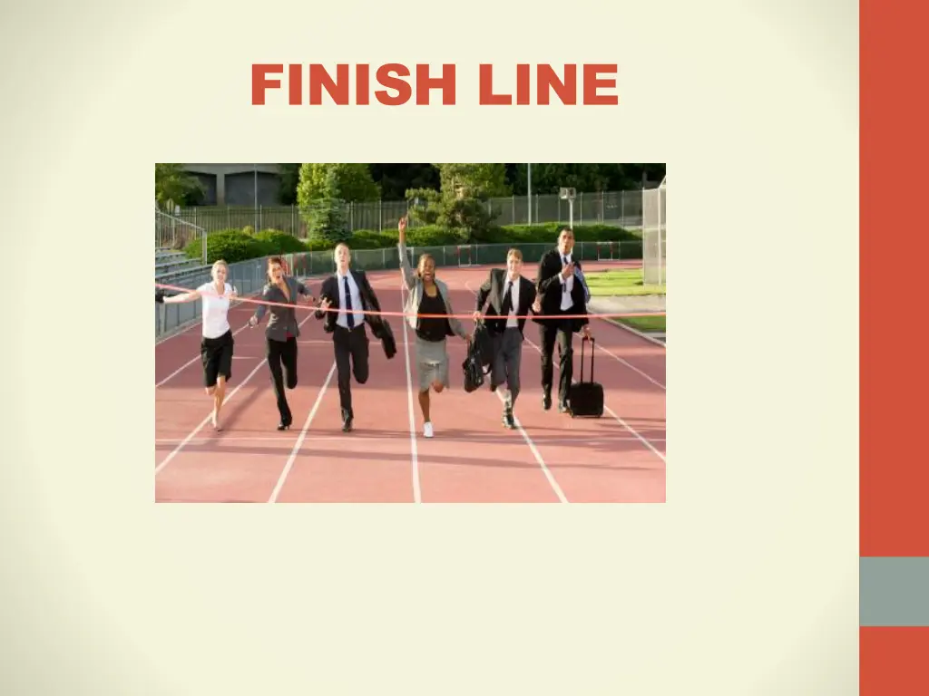 finish line