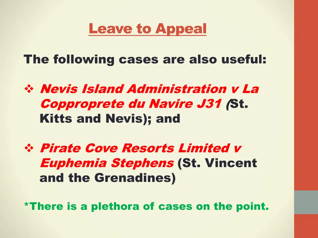 leave to appeal