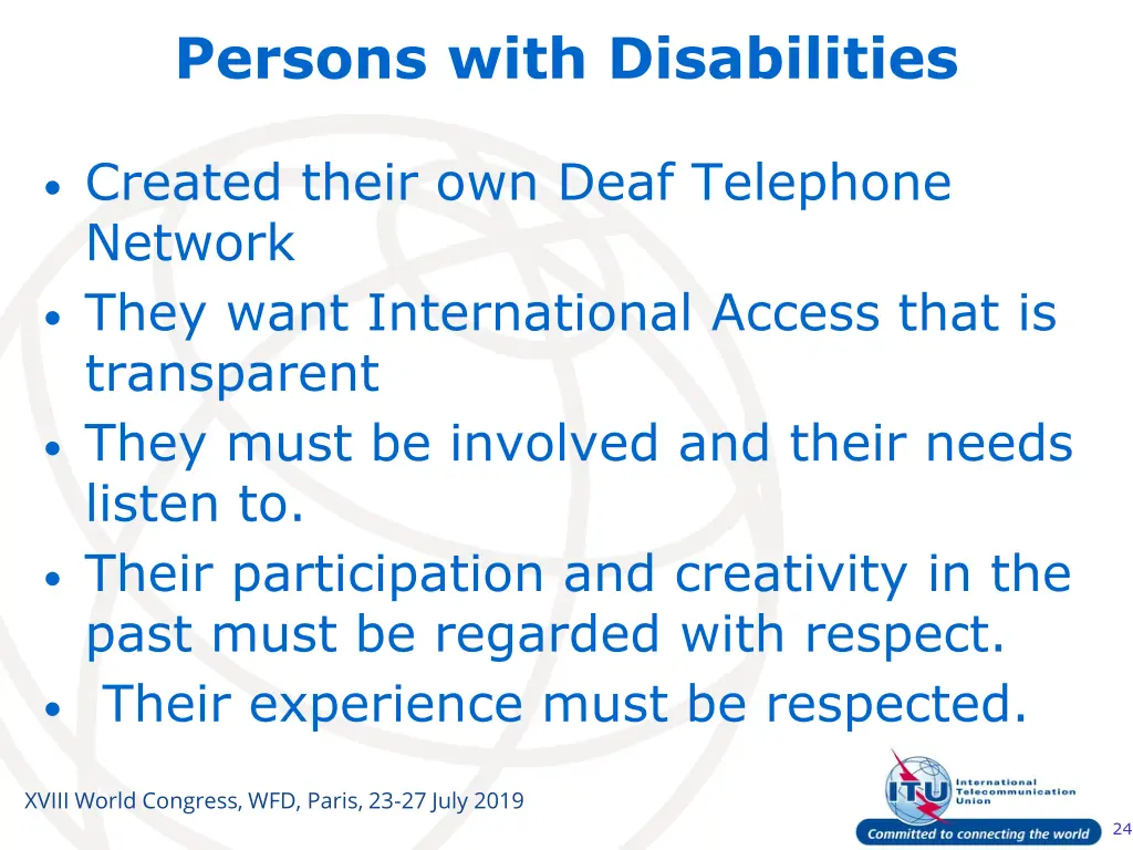 persons with disabilities