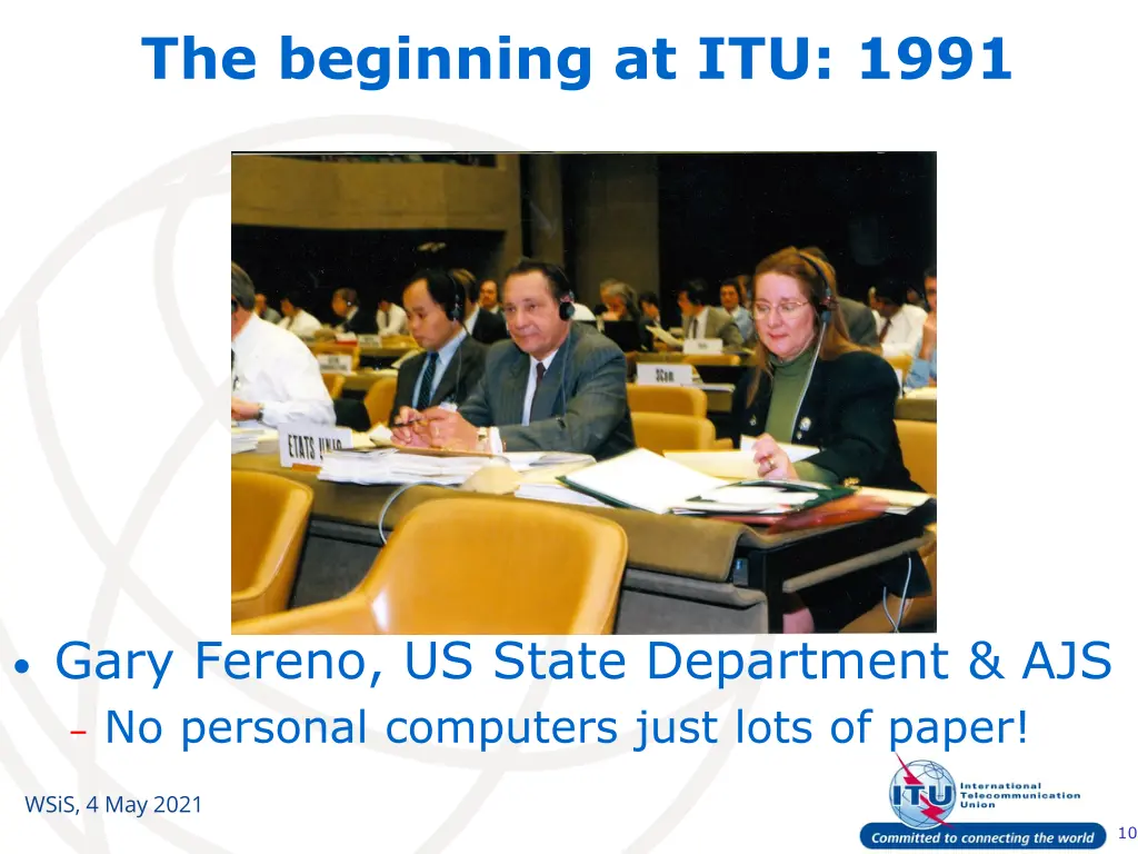 the beginning at itu 1991