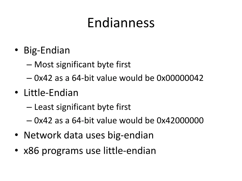 endianness