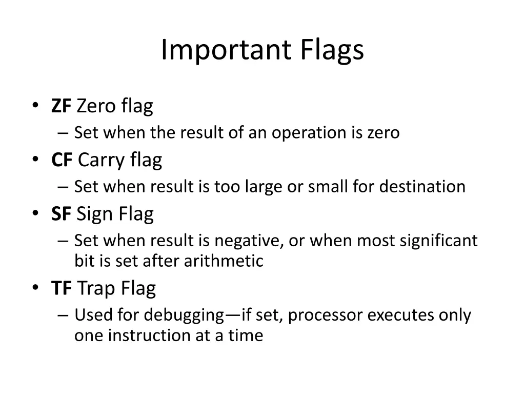 important flags