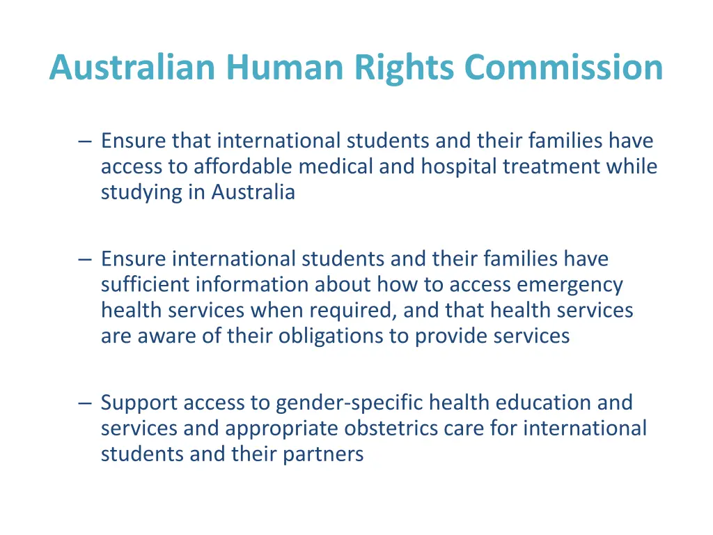 australian human rights commission