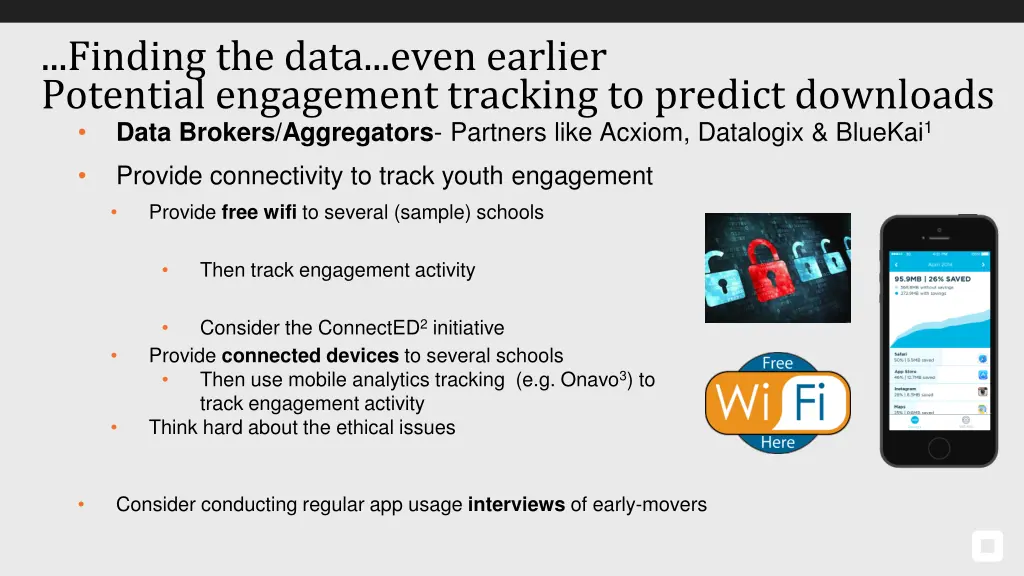 finding the data even earlier potential