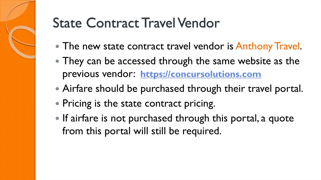 state contract travel vendor