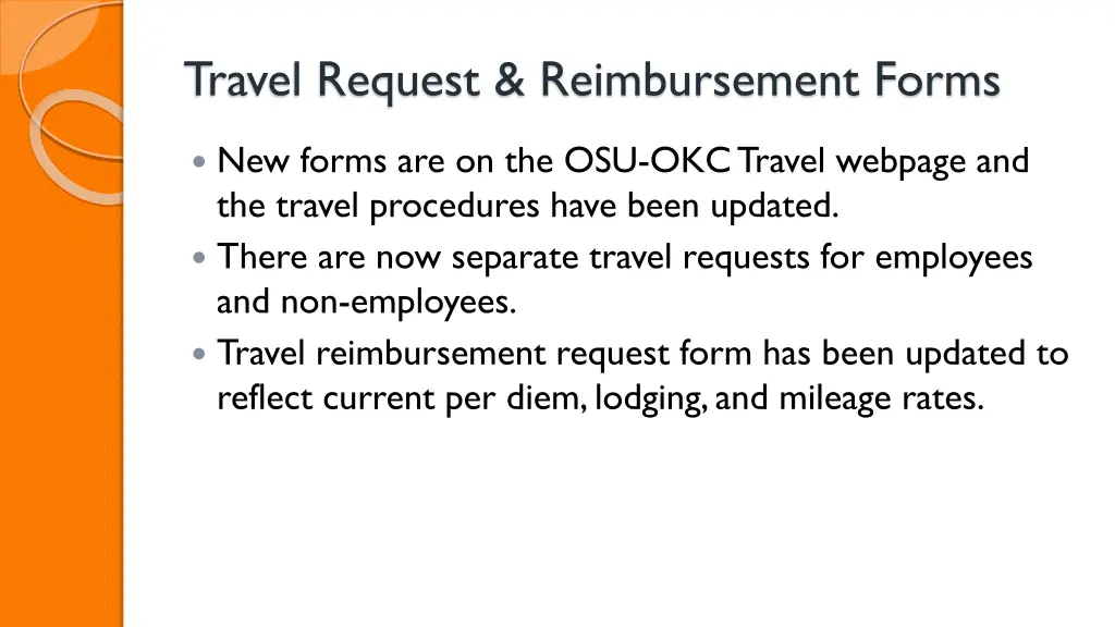 travel request reimbursement forms