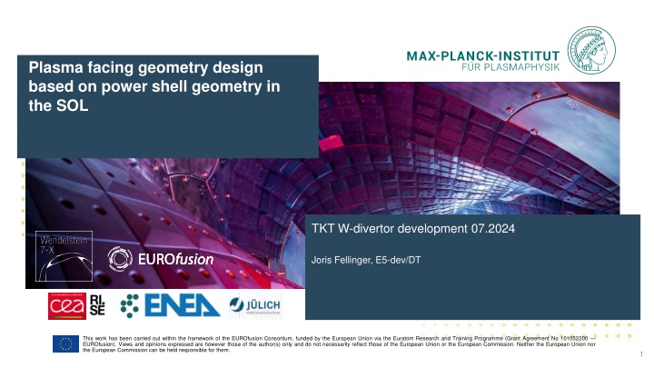 plasma facing geometry design based on power