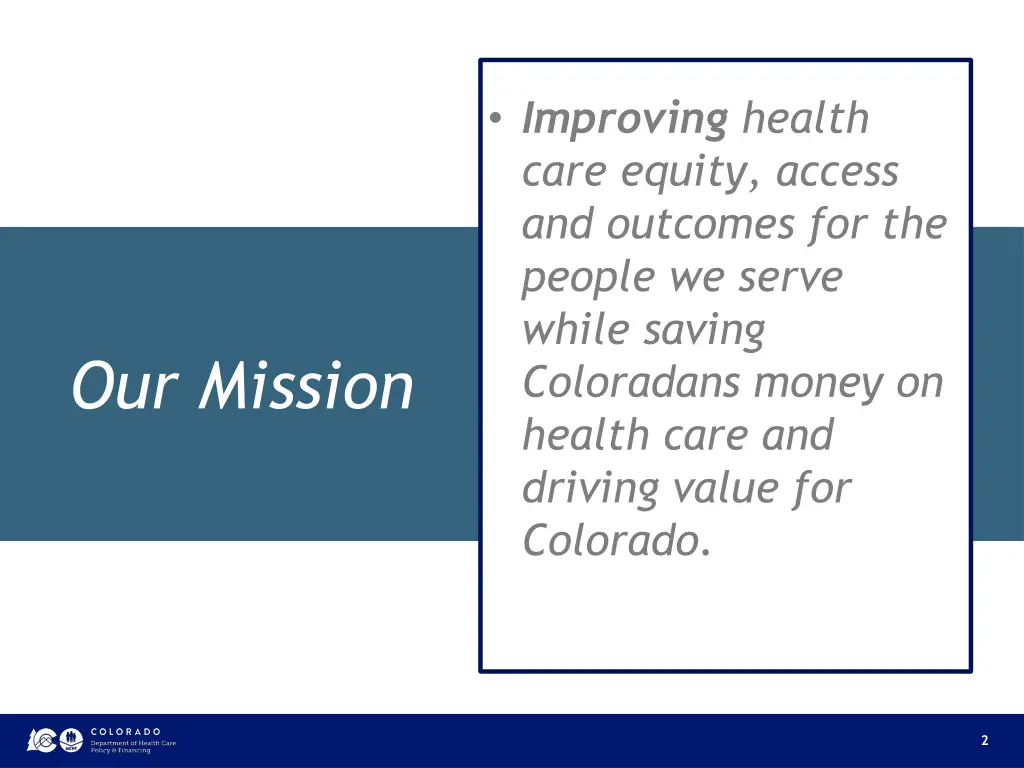 improving health care equity access and outcomes