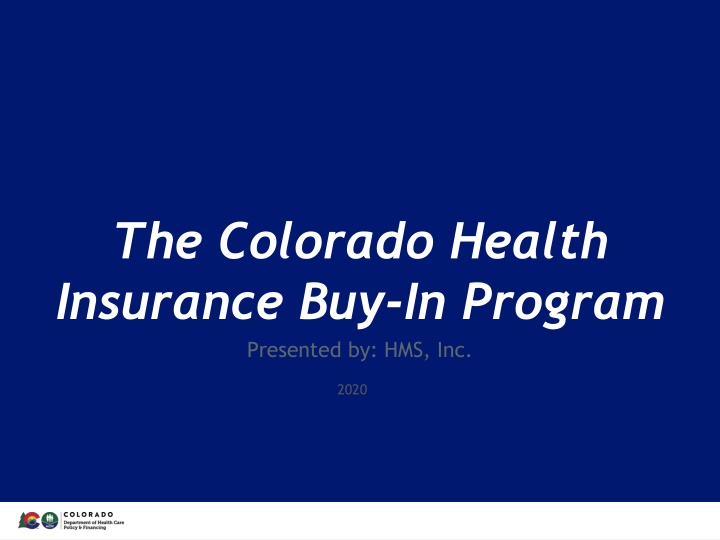 the colorado health insurance buy in program