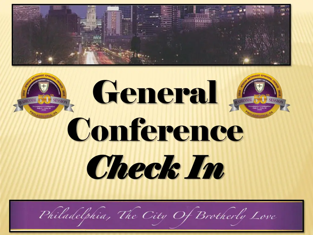 general conference check in check in