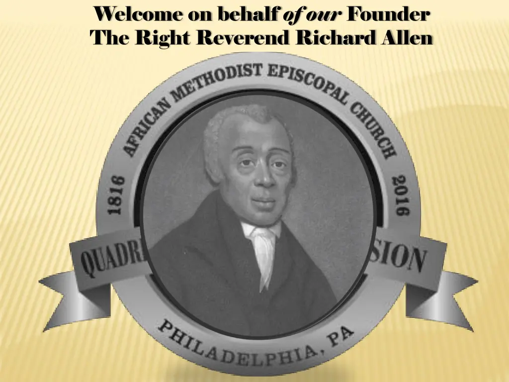 welcome on behalf of our founder the right