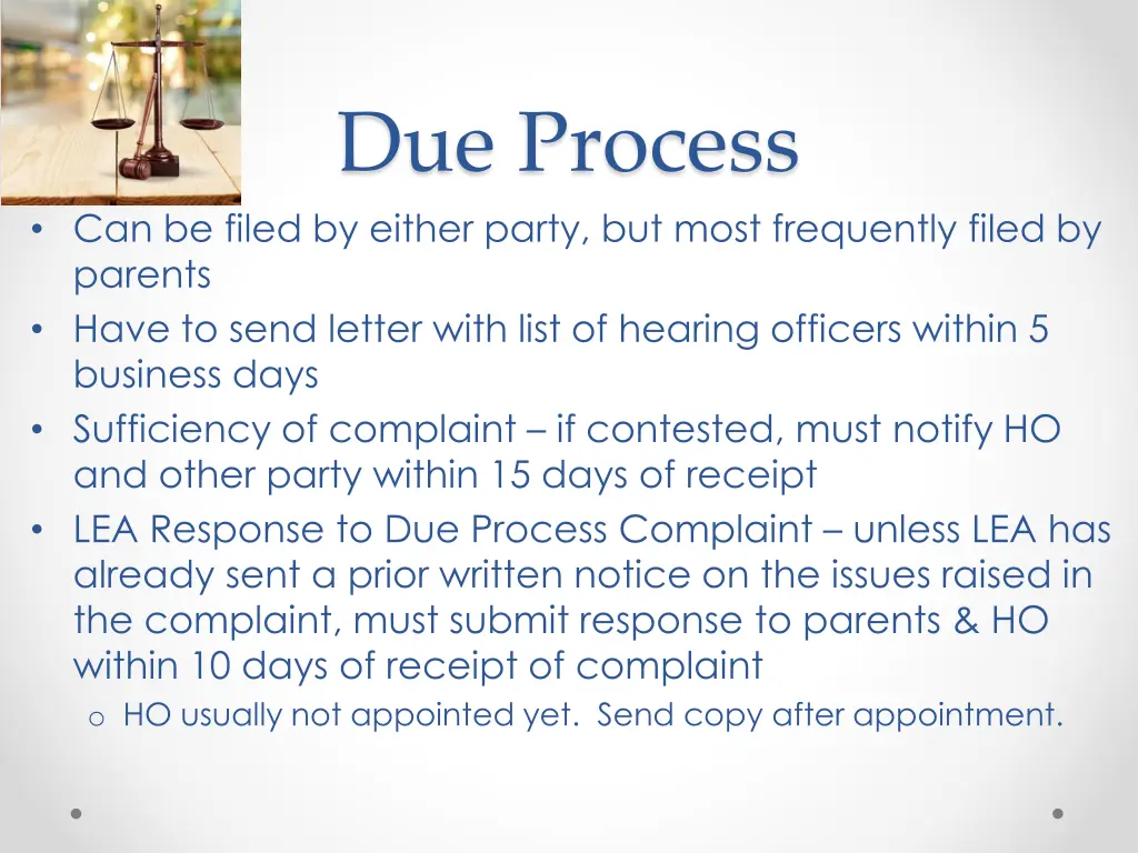 due process