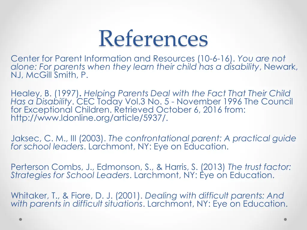 references