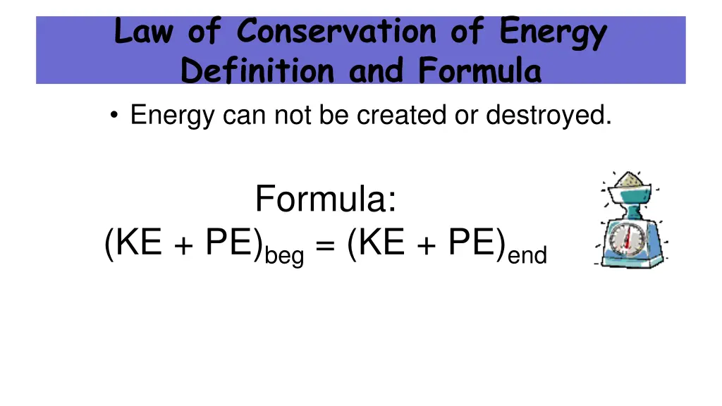 law of conservation of energy definition