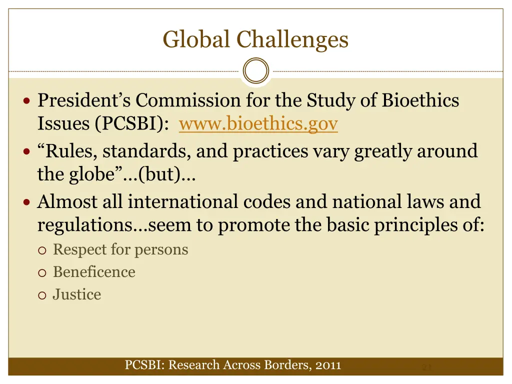 global challenges