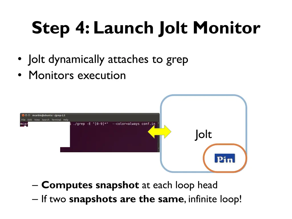 step 4 launch jolt monitor