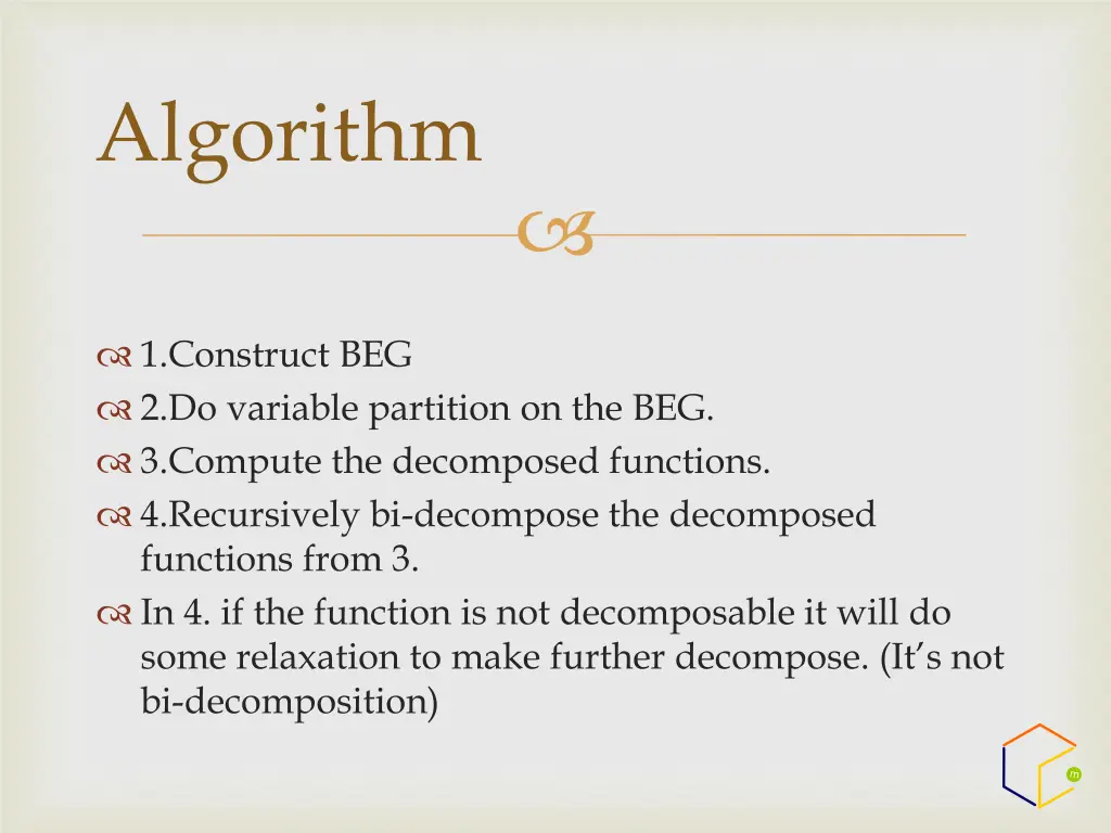 algorithm 1