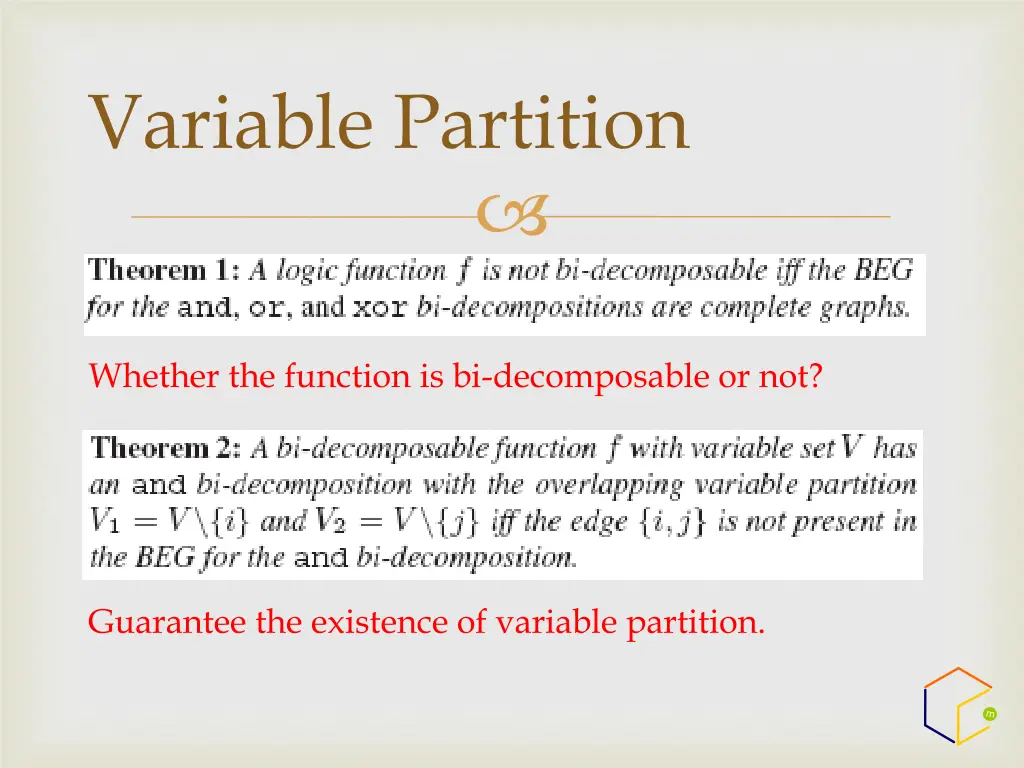 variable partition