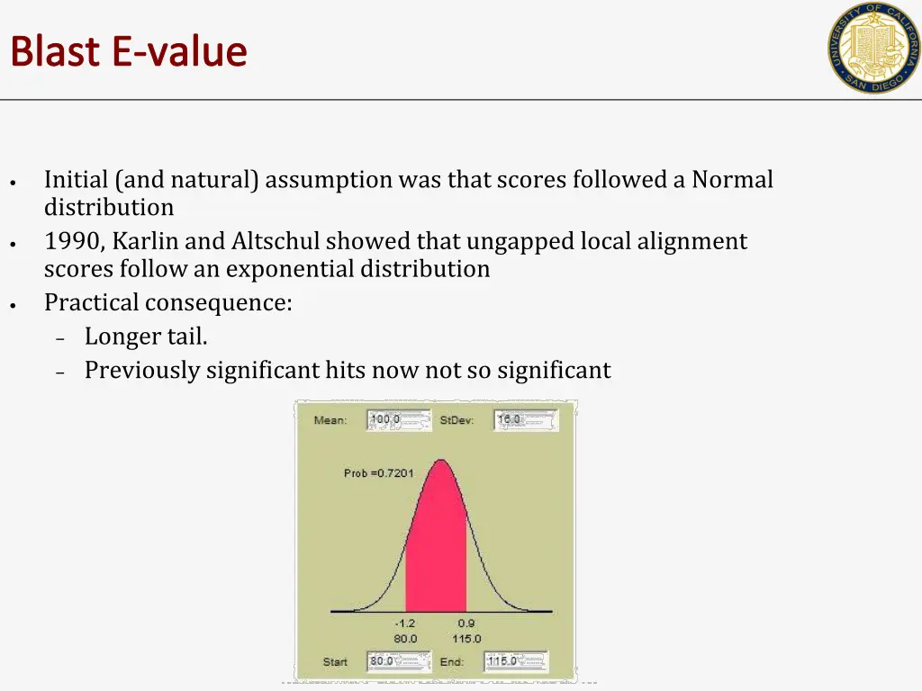 blast e value